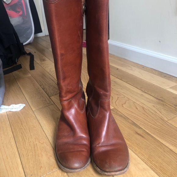 Frye Melissa Button Boot Cognac size 7 - Picture 2 of 8
